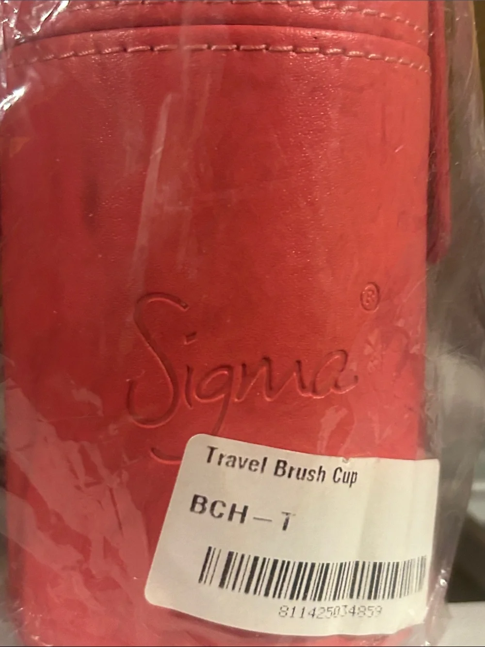 Sigma Beauty Travel Brush Holder in Pink. Snap Closure. NIP. Vegan